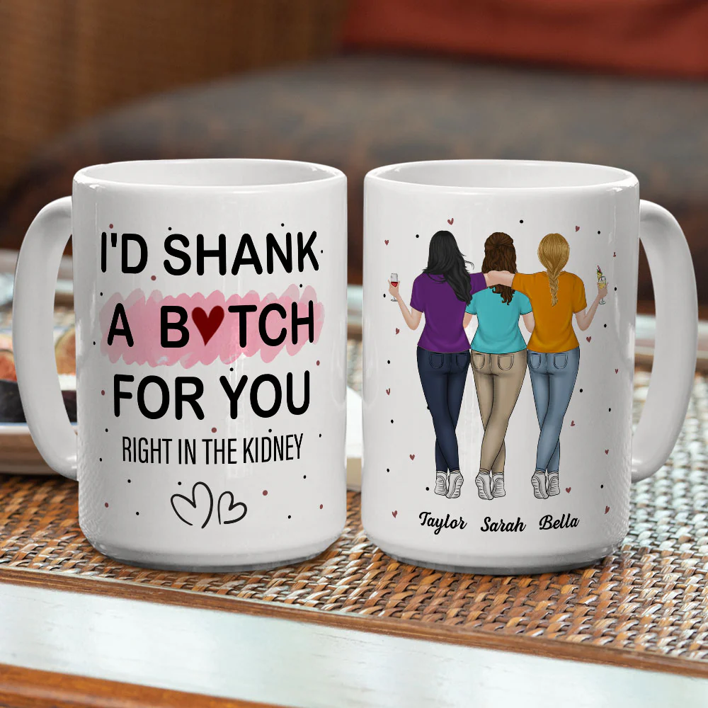 The Girls -  Personalized Custom Coffee Mug - Image 4