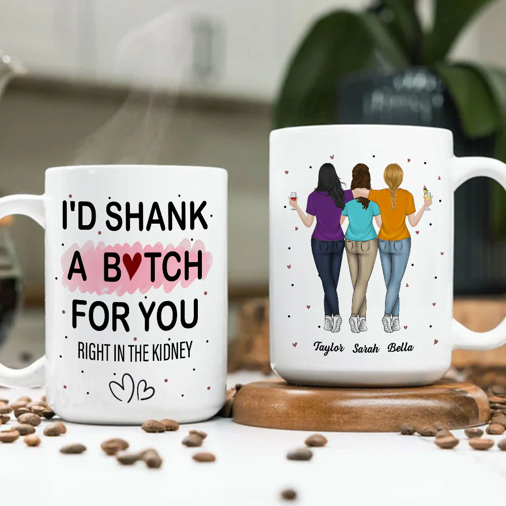 The Girls -  Personalized Custom Coffee Mug - Image 5