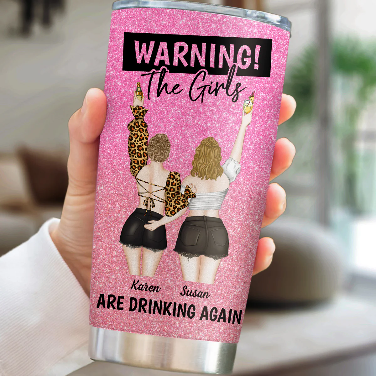 The Girls - Personalized Custom Tumbler - Image 3