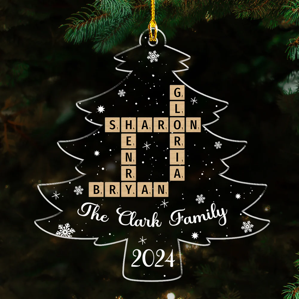 The Greatest Christmas Tree - Personalized Custom Acrylic Ornament - Image 4