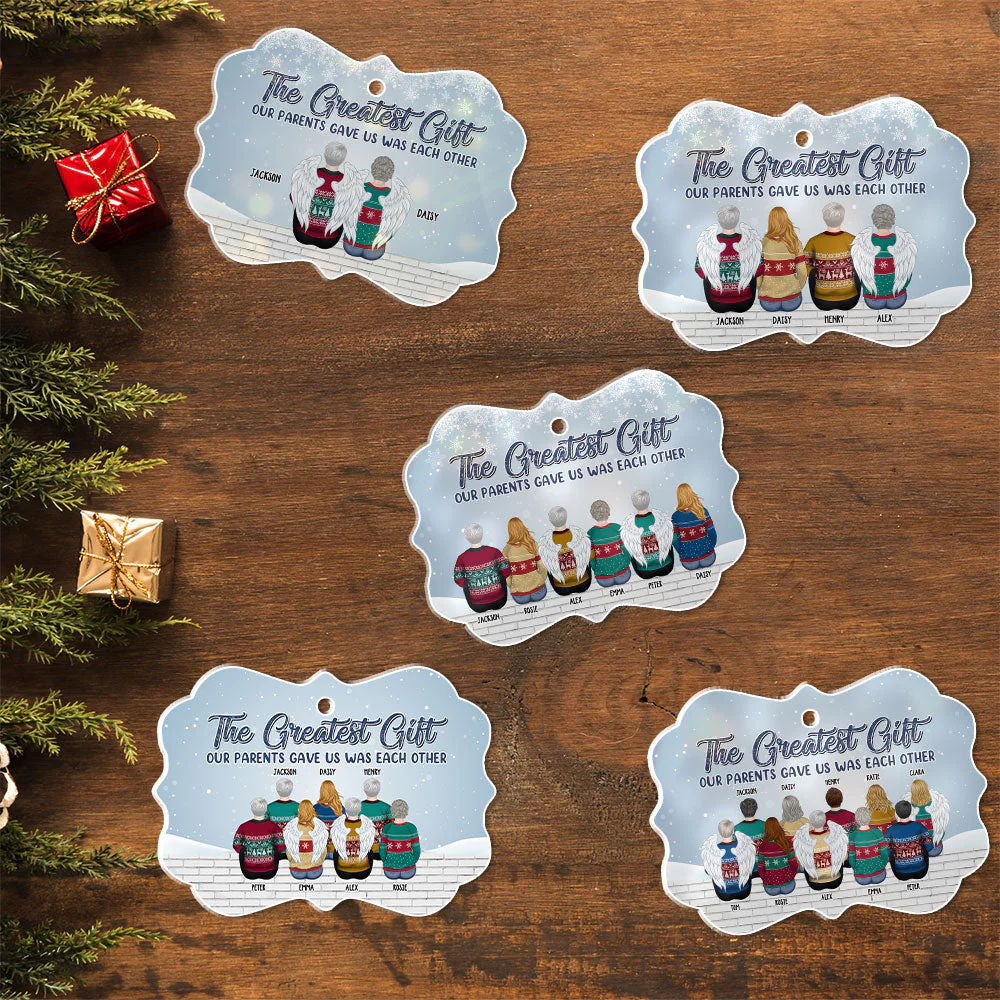 The Greatest Gift - Personalized Custom Acrylic Ornament - Image 6