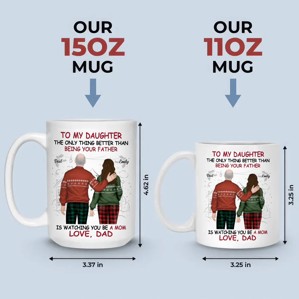 The Greatest Gift - Personalized Custom Coffee Mug - Image 7