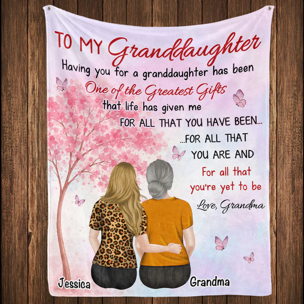 The Greatest Gifts - Personalized Custom Fleece Blanket - Image 4