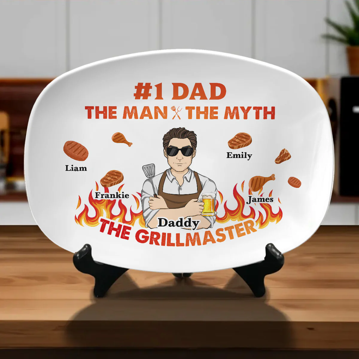 The Grillmaster - Personalized Custom Platter - Image 2