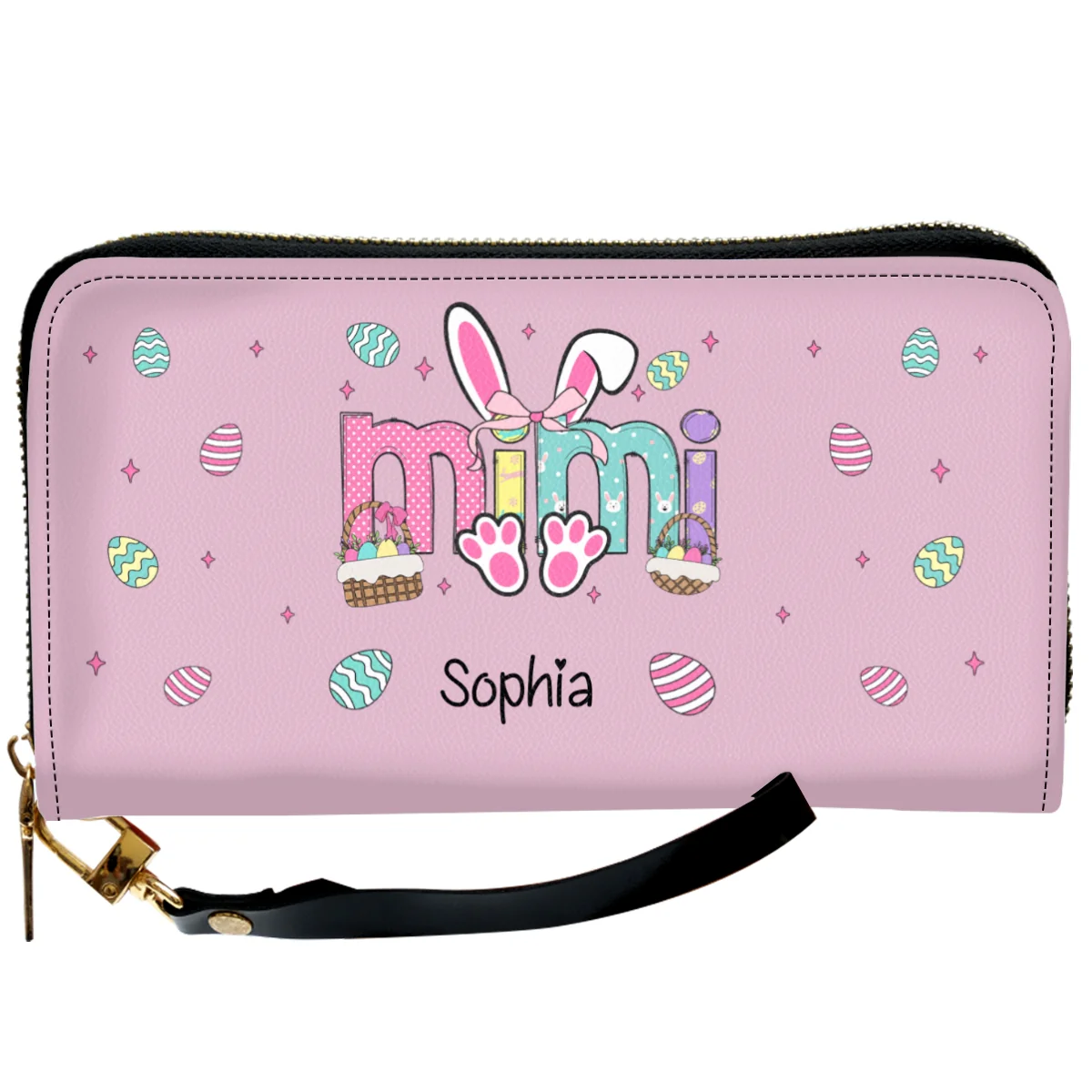 The Heart Of Grandma Is Pure Gold - Personalized Custom Leather Wallet - Image 6