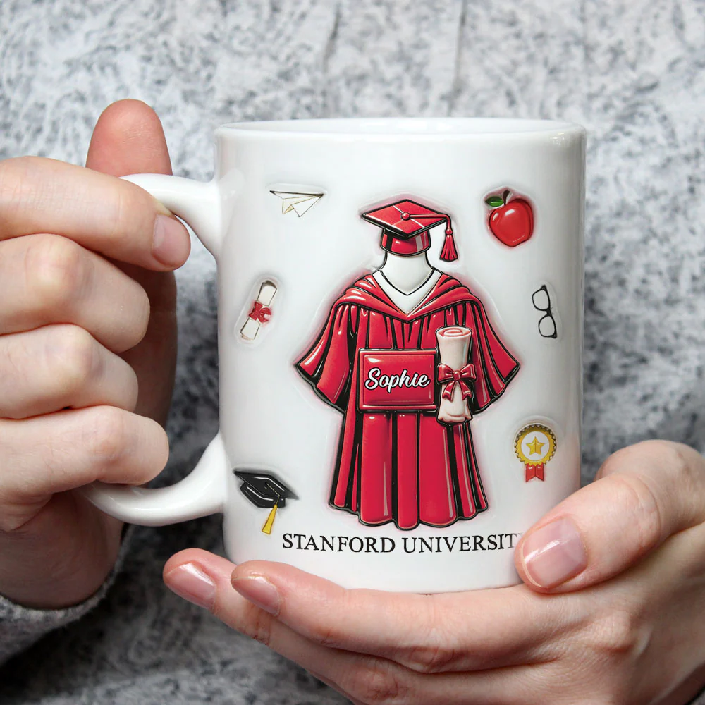 The Journey Complete - Personalized Custom 3D Inflated Effect Mug - Image 2