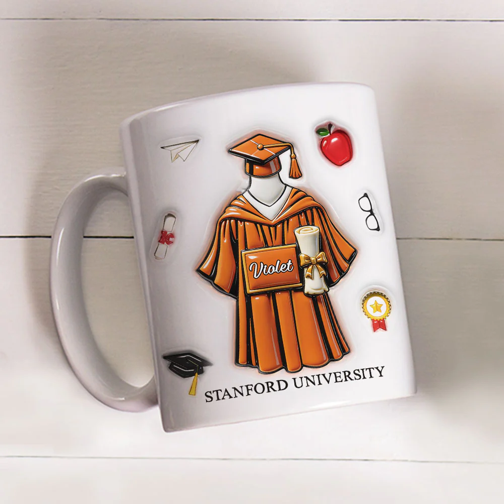 The Journey Complete - Personalized Custom 3D Inflated Effect Mug - Image 3