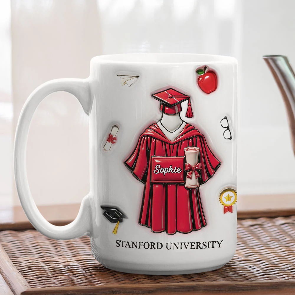 The Journey Complete - Personalized Custom 3D Inflated Effect Mug - Image 5