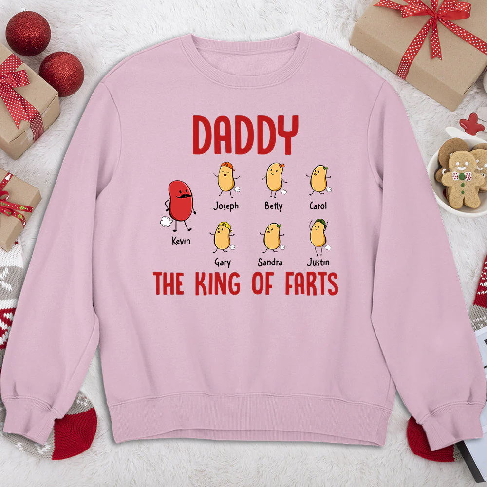 The King Of Farts - Personalized Custom Shirt - Image 5