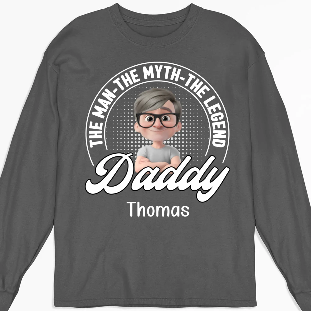 The Legend Dad - Personalized Custom Shirt - Image 11