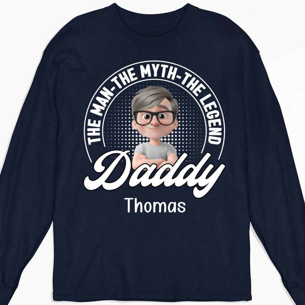 The Legend Dad - Personalized Custom Shirt - Image 12