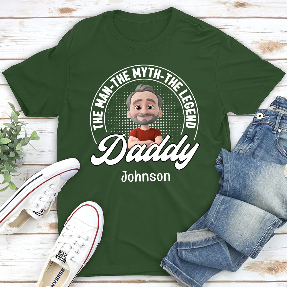 The Legend Dad - Personalized Custom Shirt - Image 2