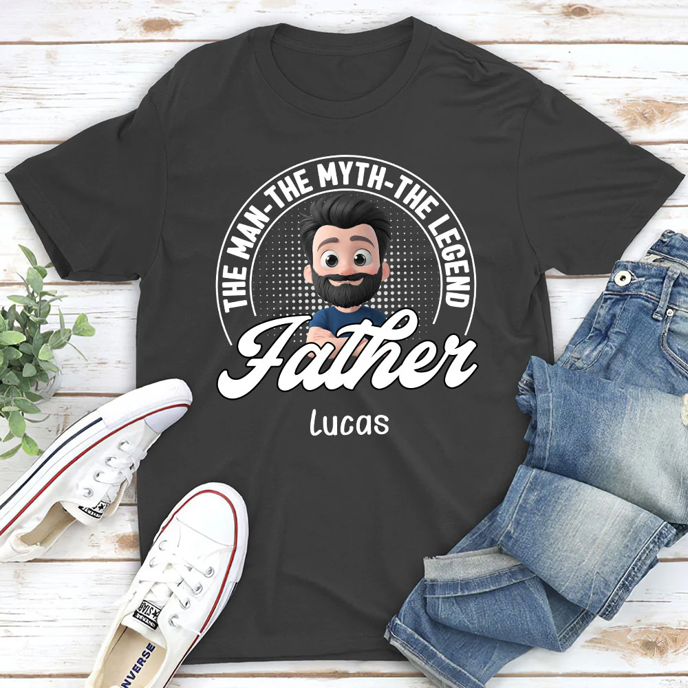 The Legend Dad - Personalized Custom Shirt - Image 3