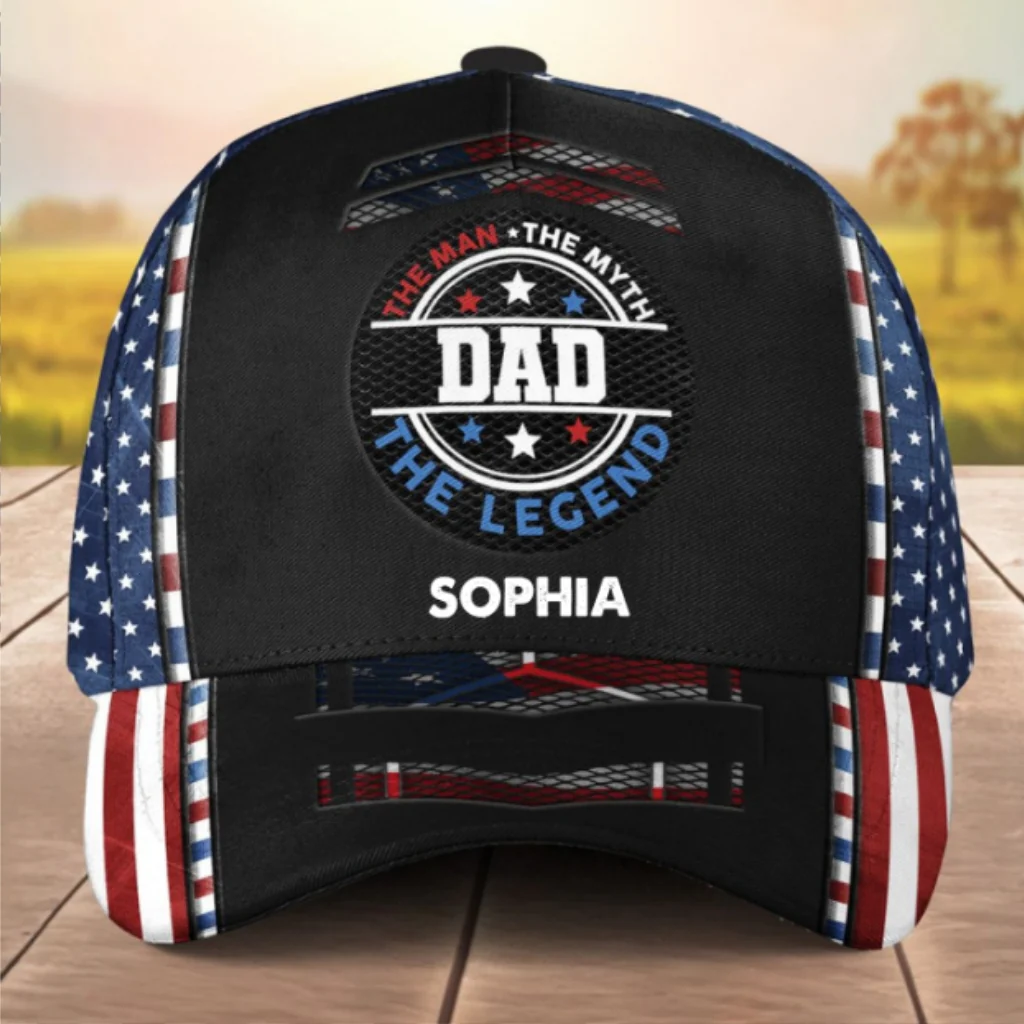 The Legend - Personalized Custom Classic Cap - Image 6