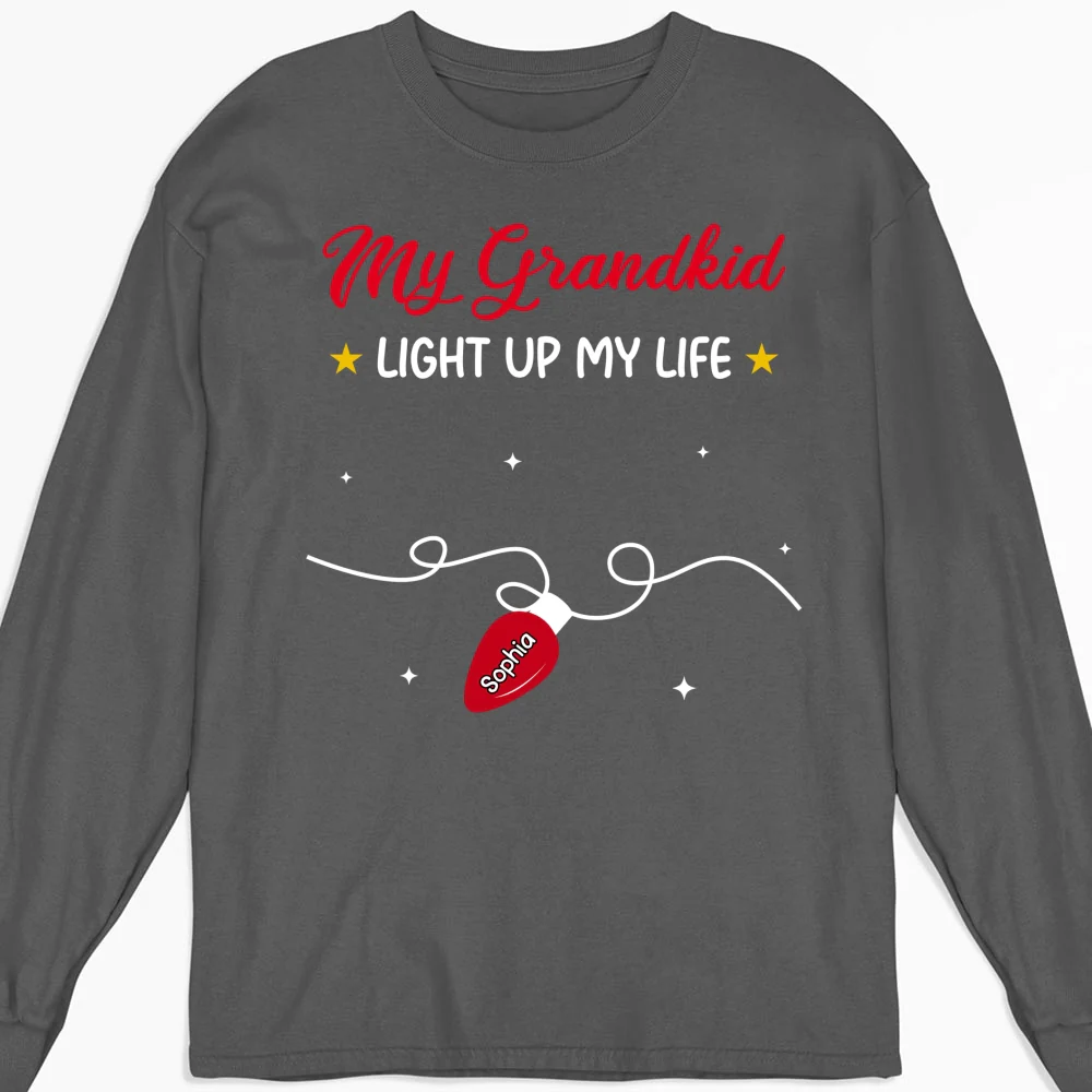 The Light Of Grandma Life - Personalized Custom Shirt - Image 11