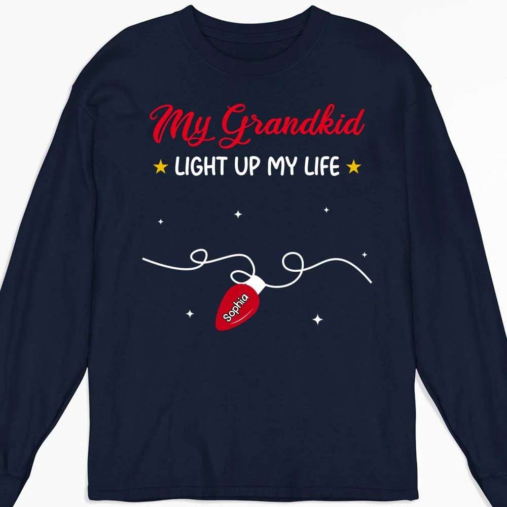 The Light Of Grandma Life - Personalized Custom Shirt - Image 12