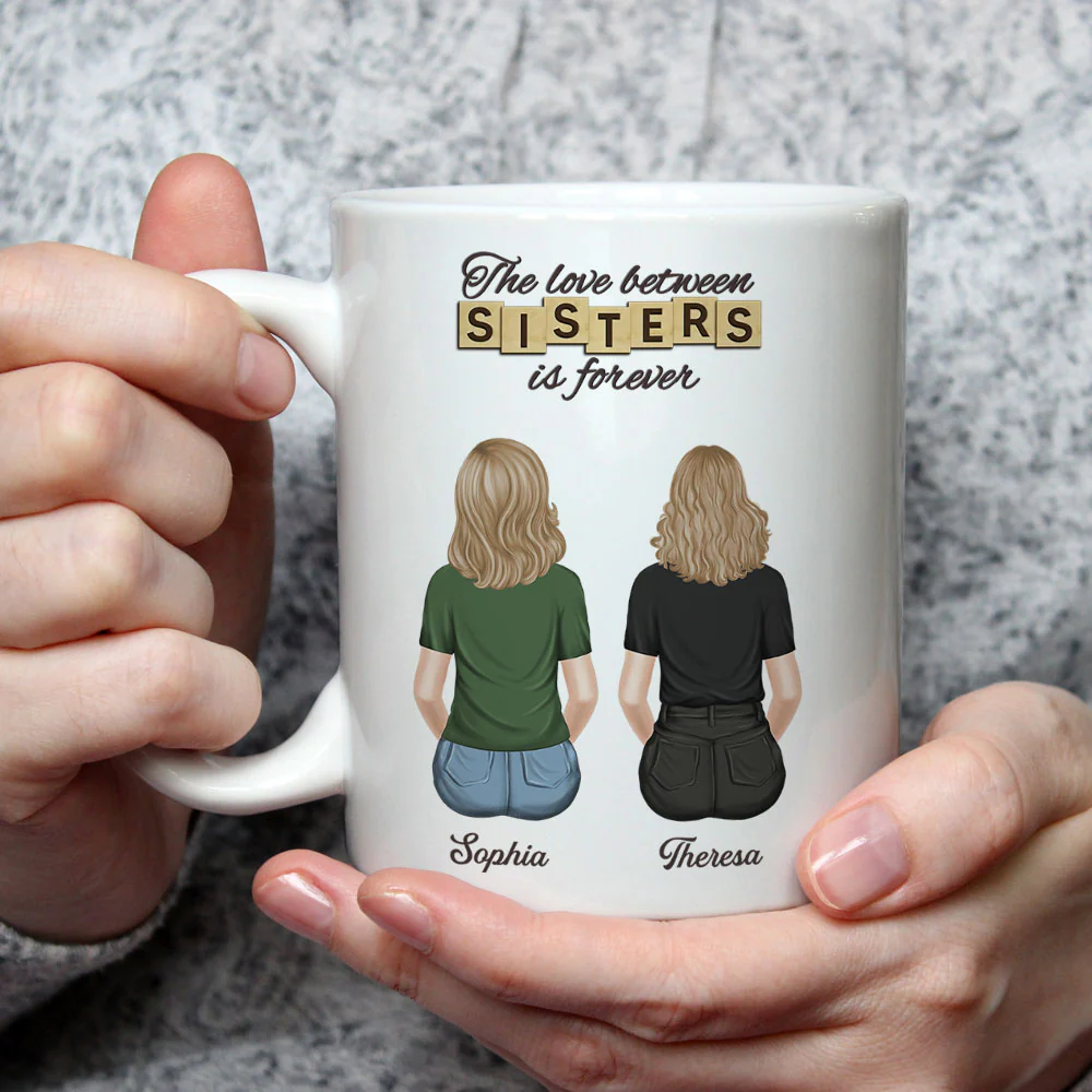 The Love Between Brothers And Sister - Personalized Custom Coffee Mug - Image 3