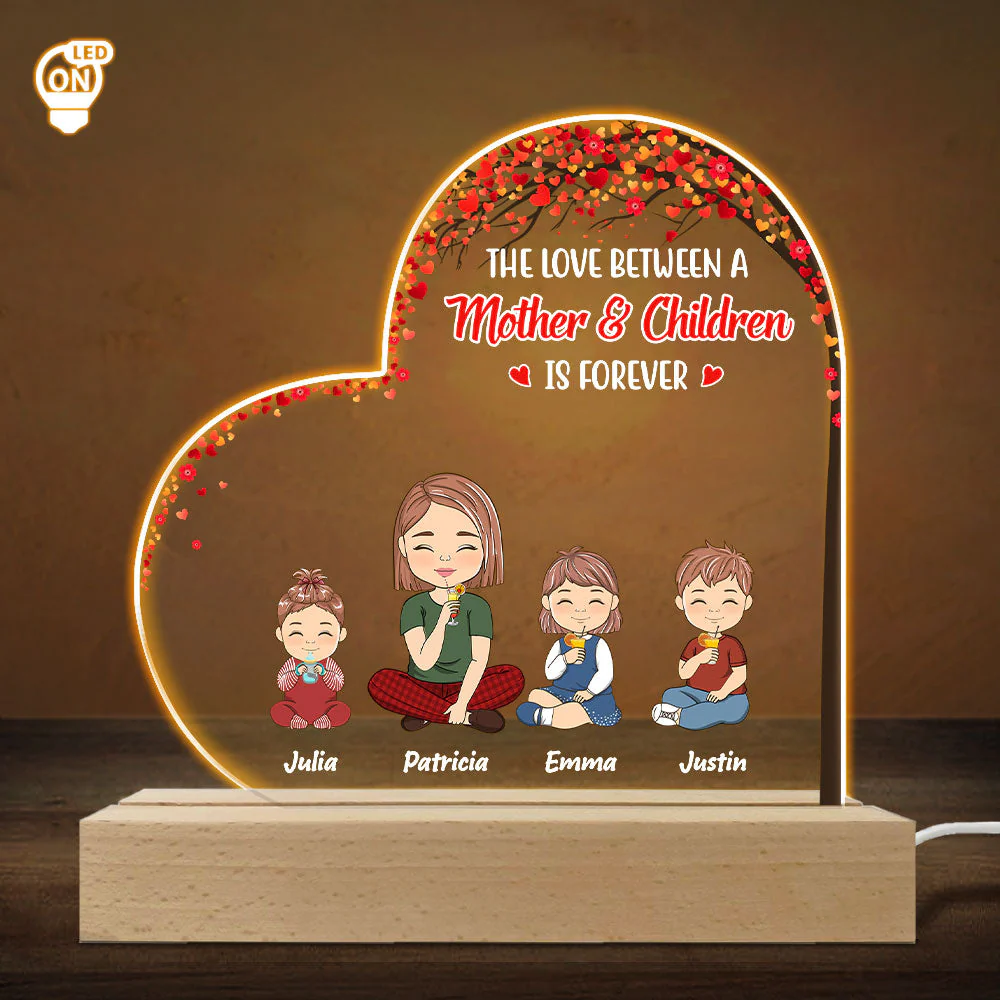 The Love Between Us Is Forever - Personalized Custom LED Light - Image 2