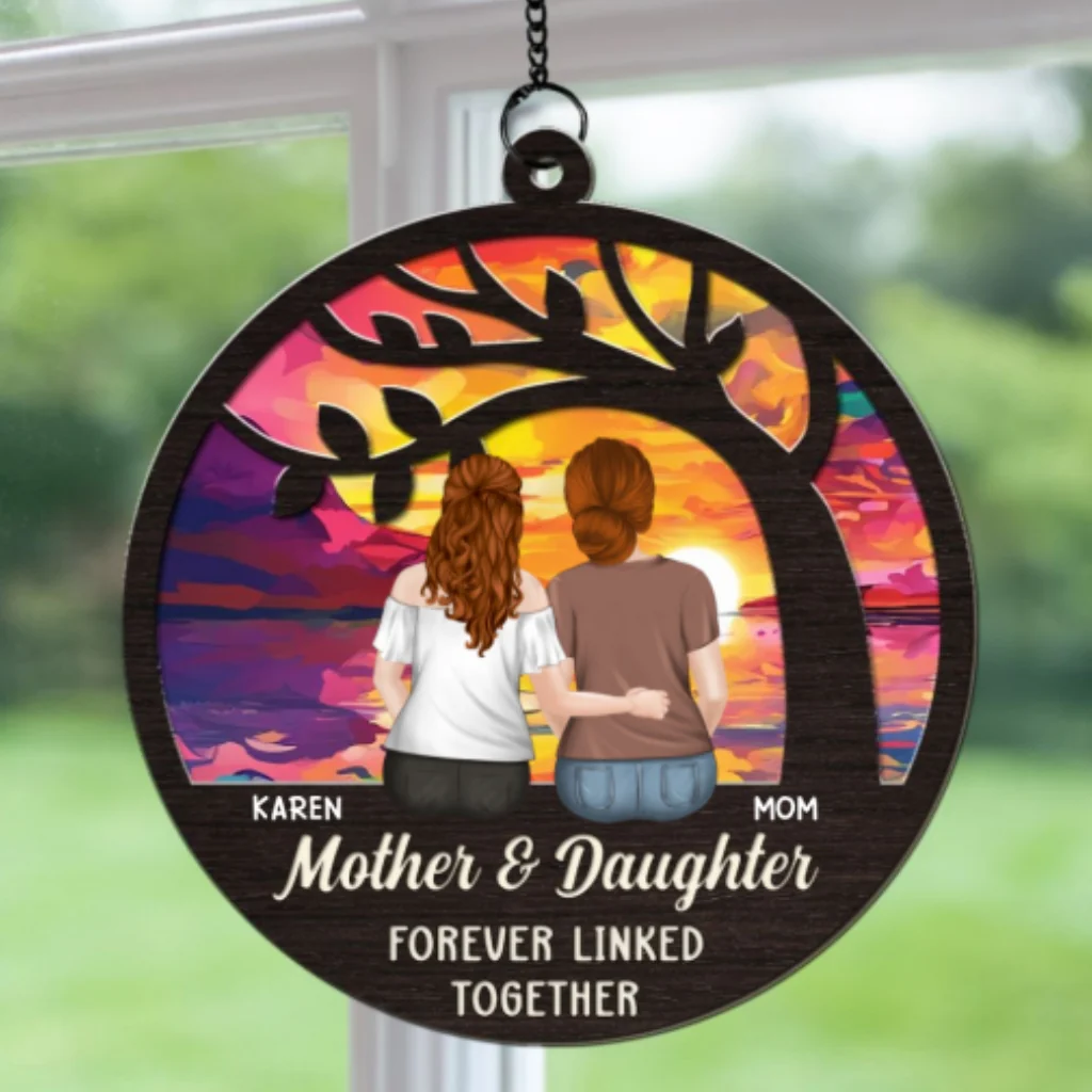 The Love Between Us - Personalized Custom Suncatcher - Image 6