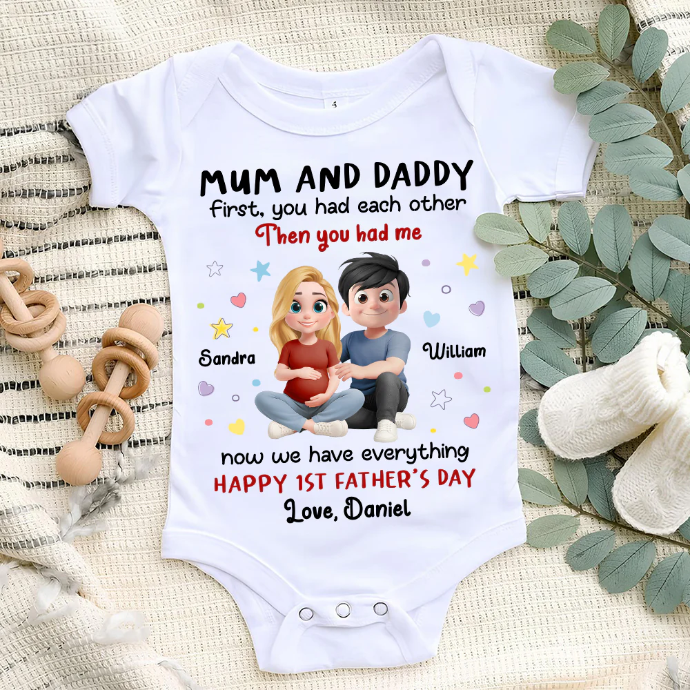 The Love I Entered - Personalized Custom Baby Onesie - Image 4