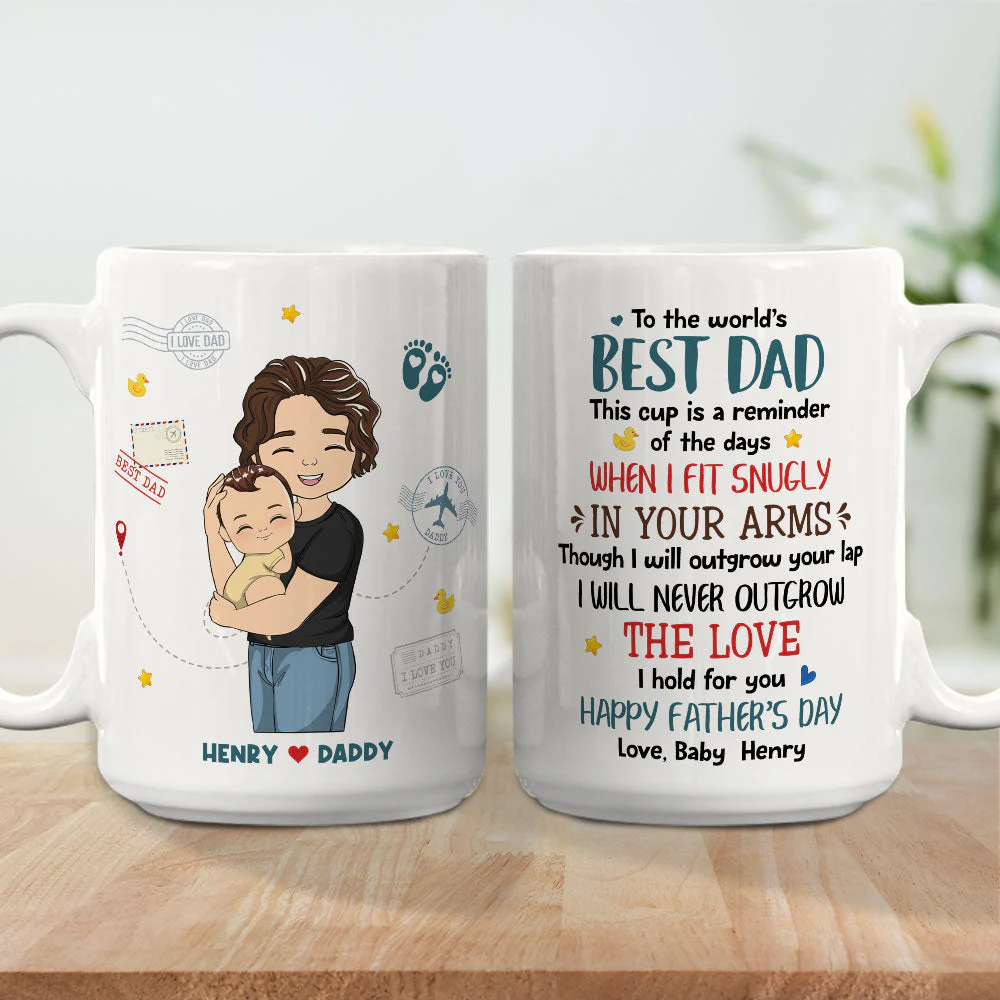 The Love I Hold For You - Personalized Custom Coffee Mug - Image 3