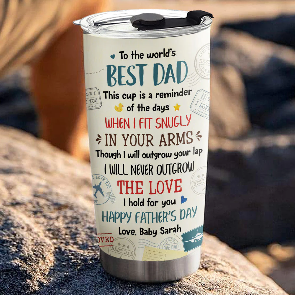 The Love I Hold For You - Personalized Custom Tumbler - Image 3