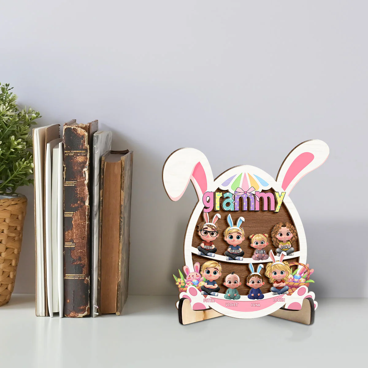 The Love of Grandma Is Pure Magic - Personalized Custom Wooden Plaque - Image 5