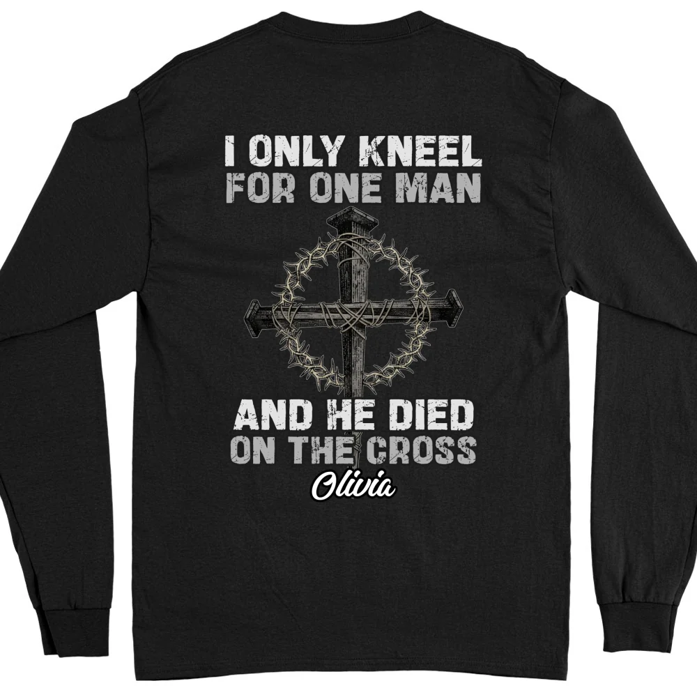The Man I Kneel For - Personalized Custom Shirt - Image 11