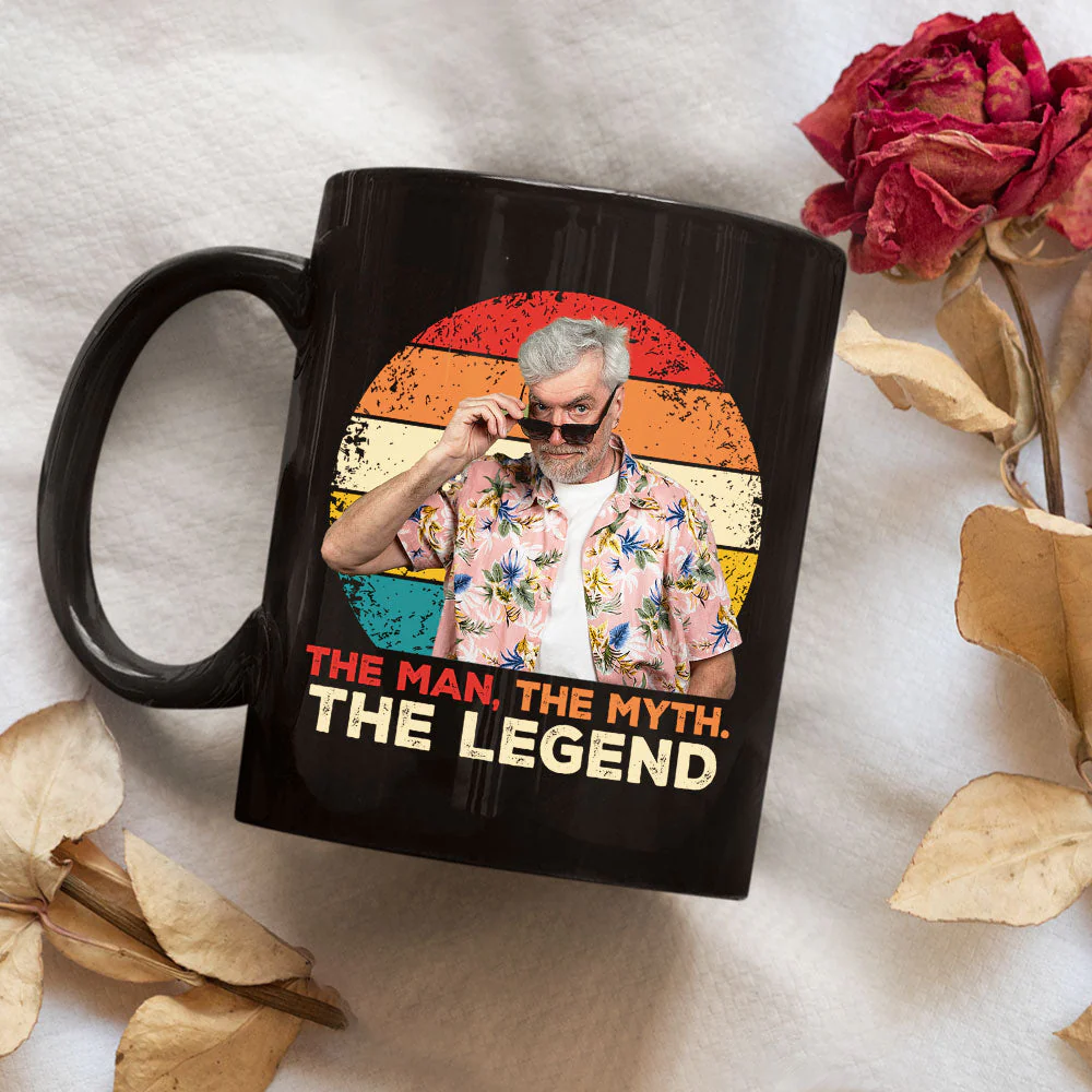 The Man, The Myth And The Legend 2nd Version - Personalized Custom Coffee Mug - Image 5