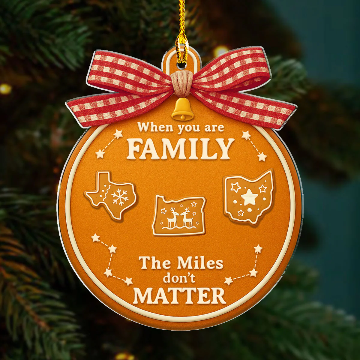 The Miles - Personalized Custom Acrylic Ornament - Image 4