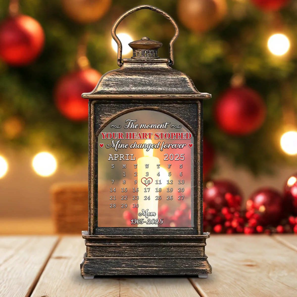 The Moment - Personalized Custom Christmas Wind Lamp - Image 4