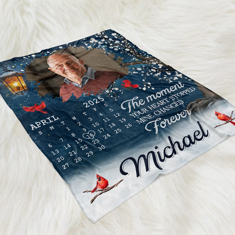 The Moment - Personalized Custom Fleece Blanket - Image 2