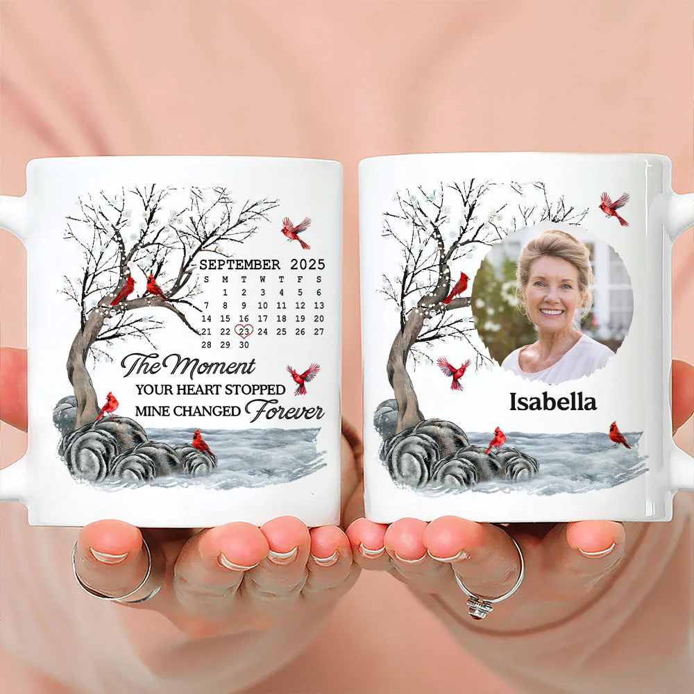 The Moment Your Heart Stopped - Personalized Custom Coffee Mug - Image 2