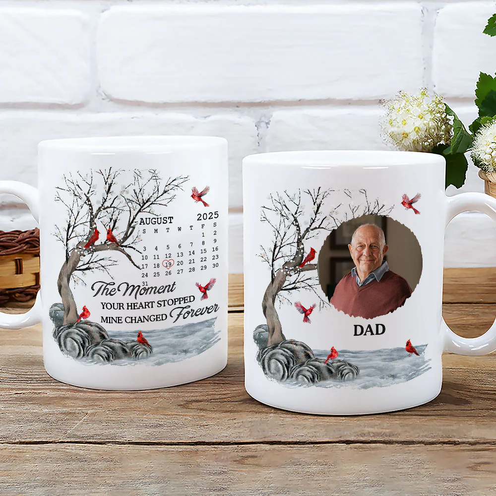 The Moment Your Heart Stopped - Personalized Custom Coffee Mug - Image 3