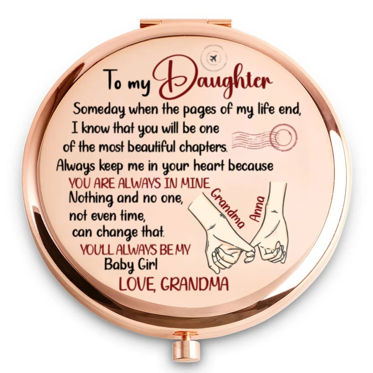 The Most Beautiful Chapters - Personalized Custom Compact Mirror - Image 6