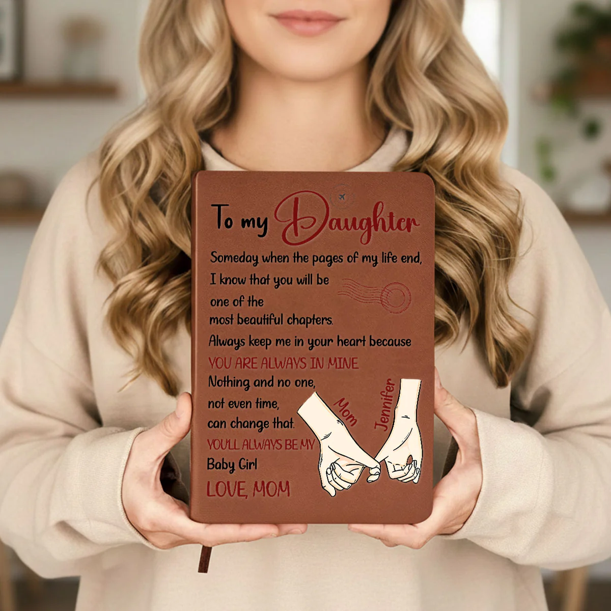 The Most Beautiful Chapters - Personalized Custom Leather Journal - Image 2