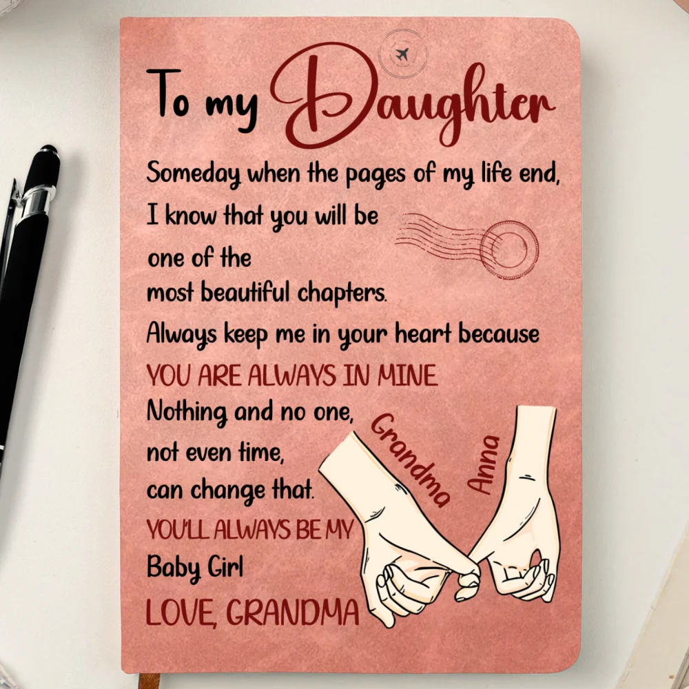 The Most Beautiful Chapters - Personalized Custom Leather Journal - Image 9