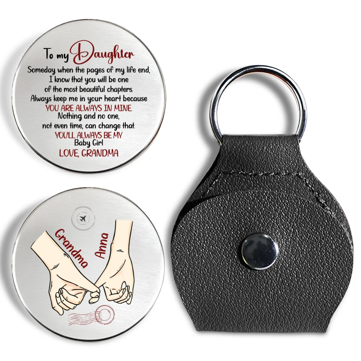 The Most Beautiful Chapters - Personalized Custom Pocket Hug - Image 7