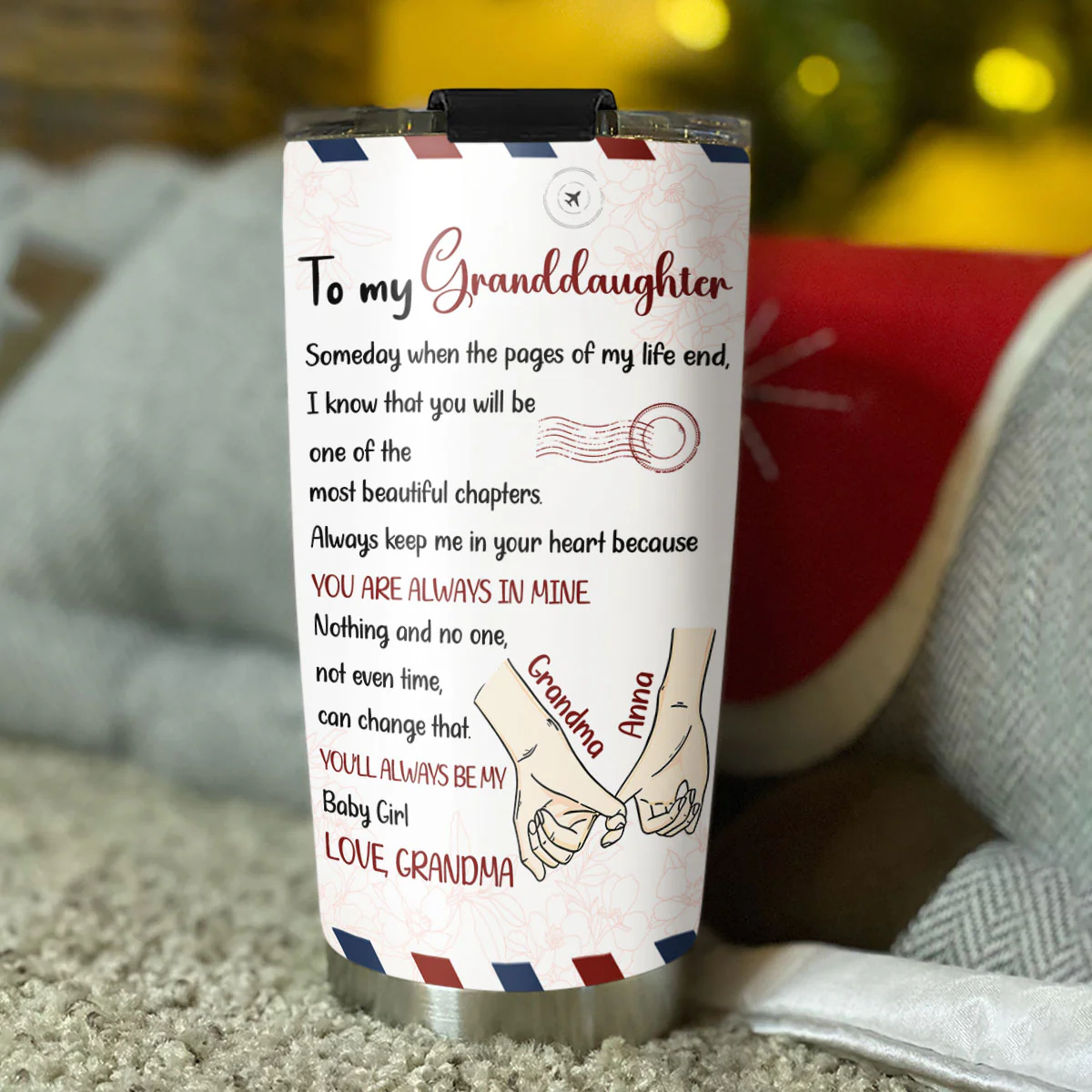 The Most Beautiful Chapters - Personalized Custom Tumbler - Image 3