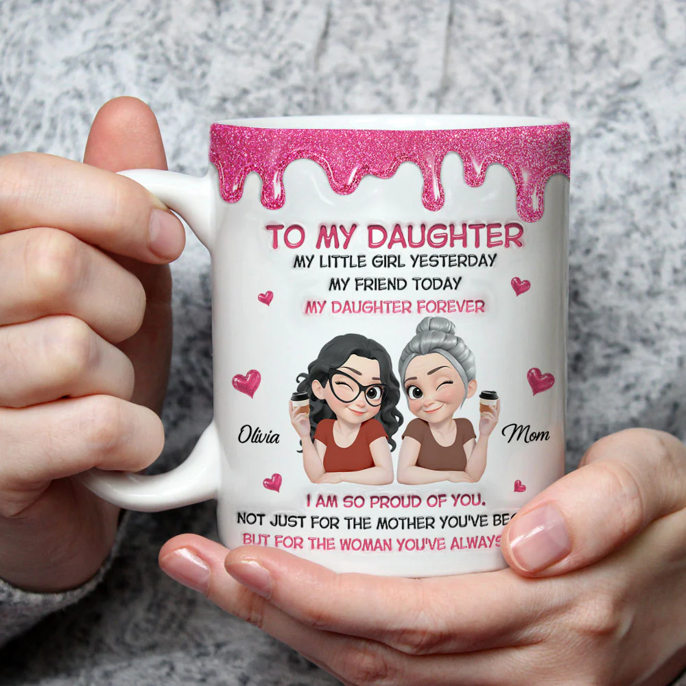 The Mother You Have Become - Personalized Custom 3D Inflated Effect Mug - Image 3