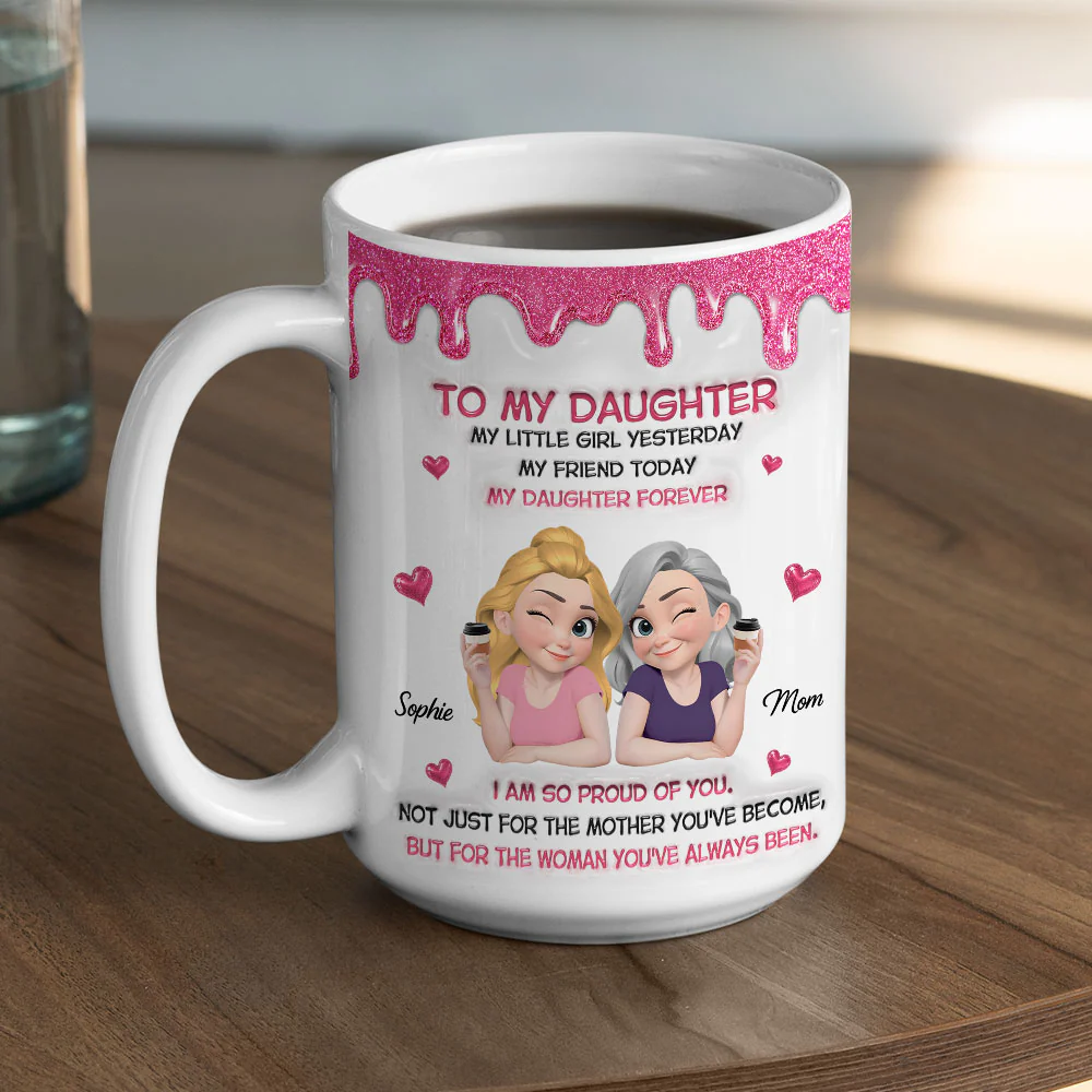 The Mother You Have Become - Personalized Custom 3D Inflated Effect Mug - Image 5
