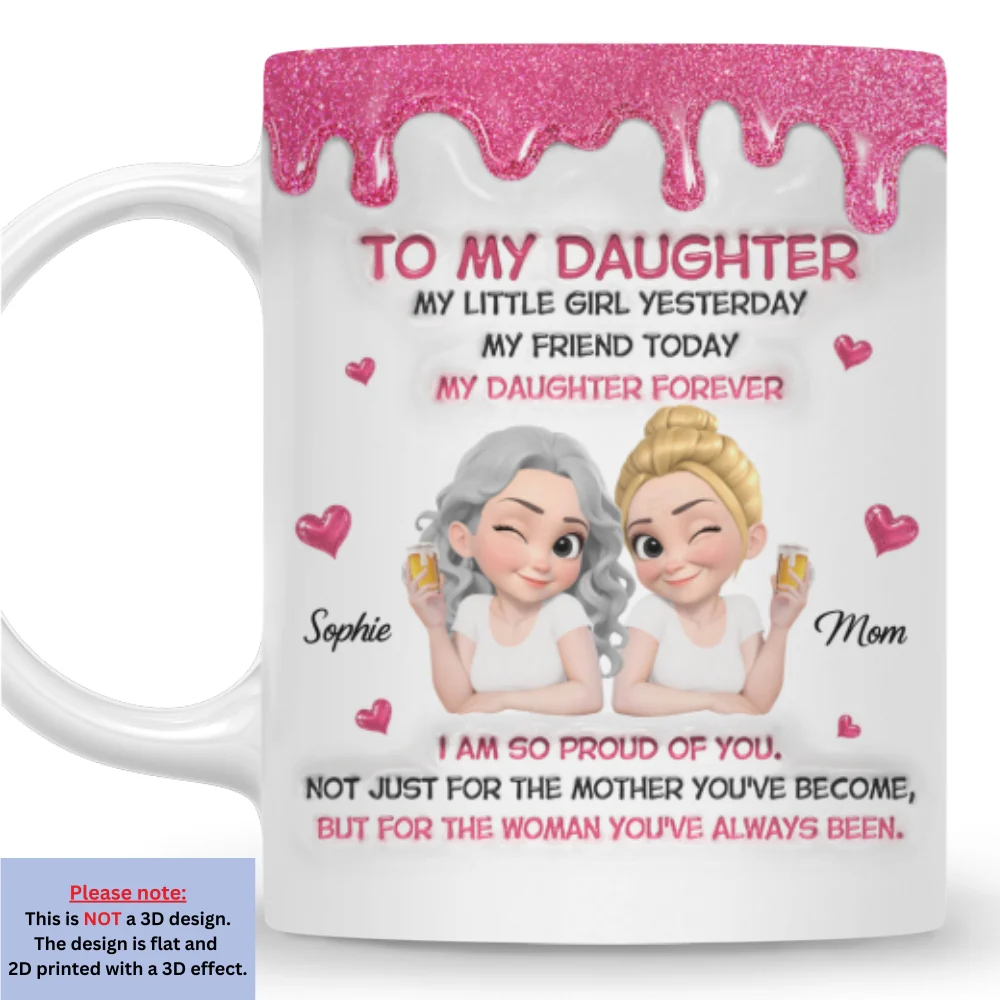 The Mother You Have Become - Personalized Custom 3D Inflated Effect Mug - Image 7