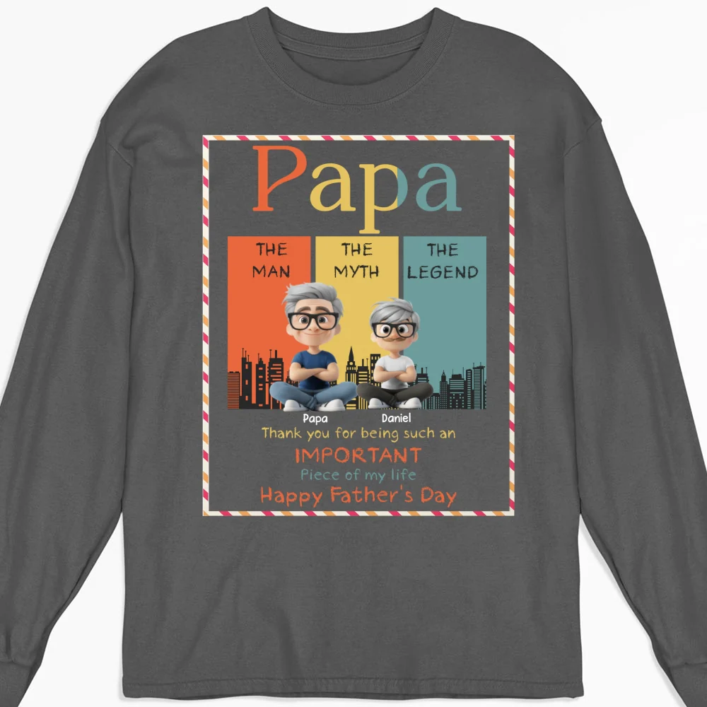 The Myth Who Raised Me - Personalized Custom Shirt - Image 11
