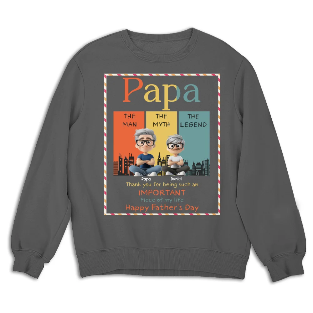 The Myth Who Raised Me - Personalized Custom Shirt - Image 14