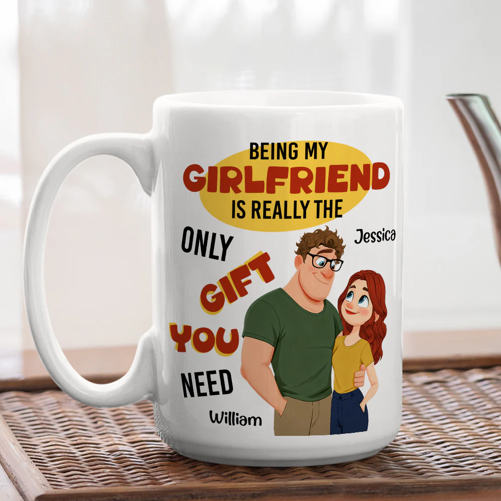 The Only Me You Need - Personalized Custom Coffee Mug - Image 4