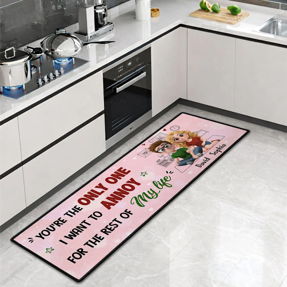 The Only One I Love To Annoy - Personalized Custom Runner Rug - Image 6