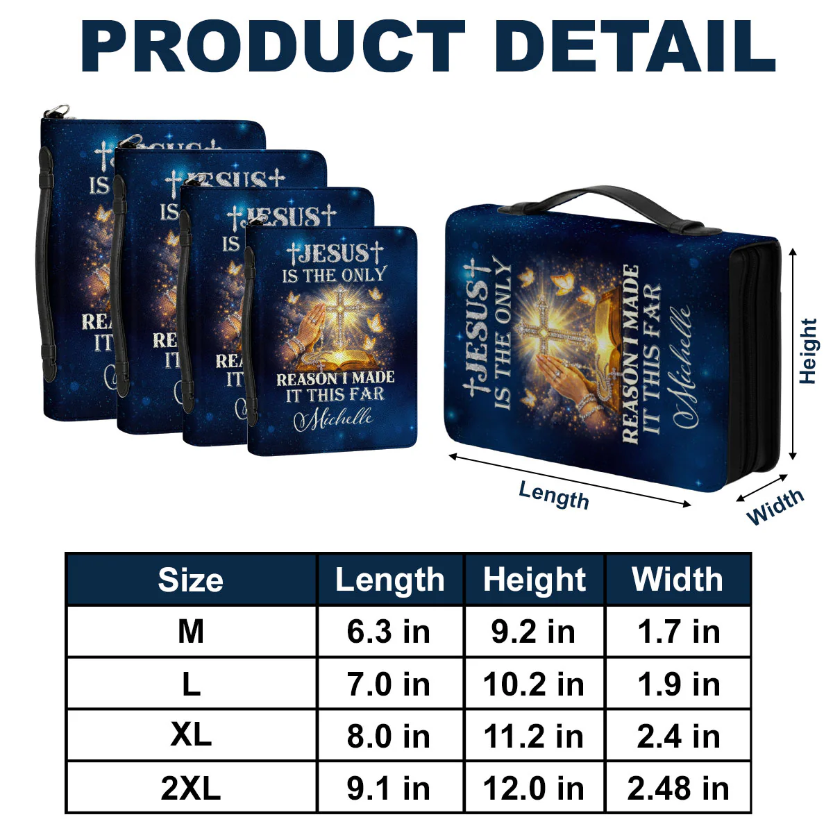 The Only Reason - Personalized Custom Bible Cover - Image 8