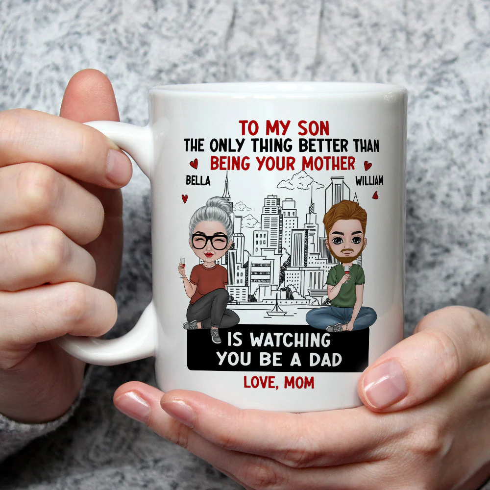 The Only Thing Better Than Being Your Mother - Personalized Custom Coffee Mug - Image 4