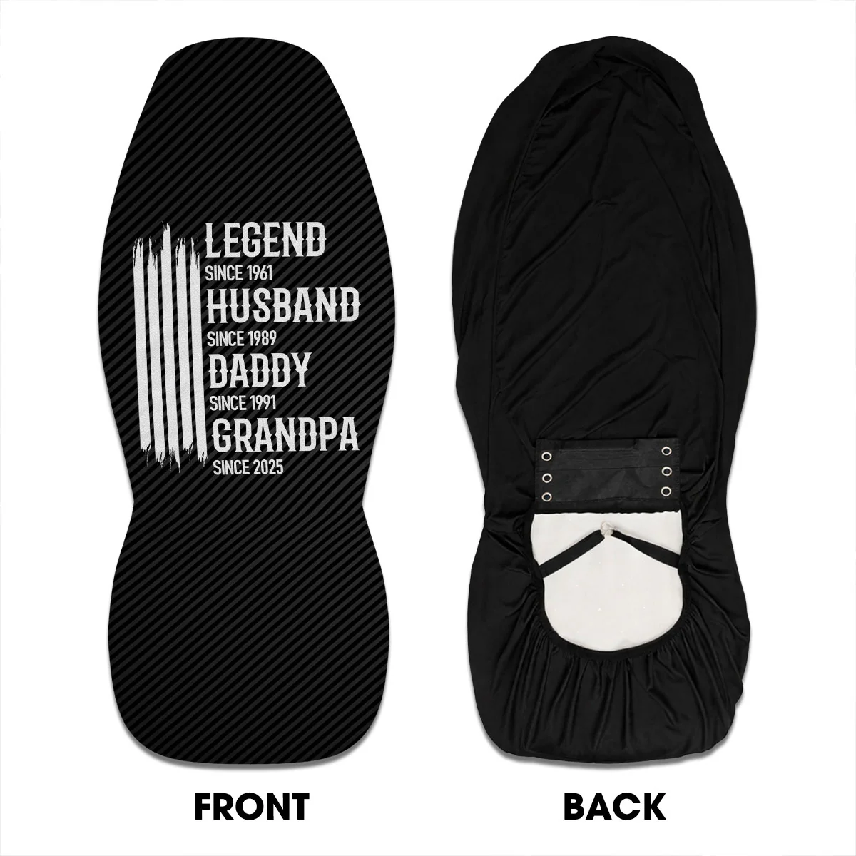 The Original Legend - Personalized Custom Car Seat Cover - Image 2