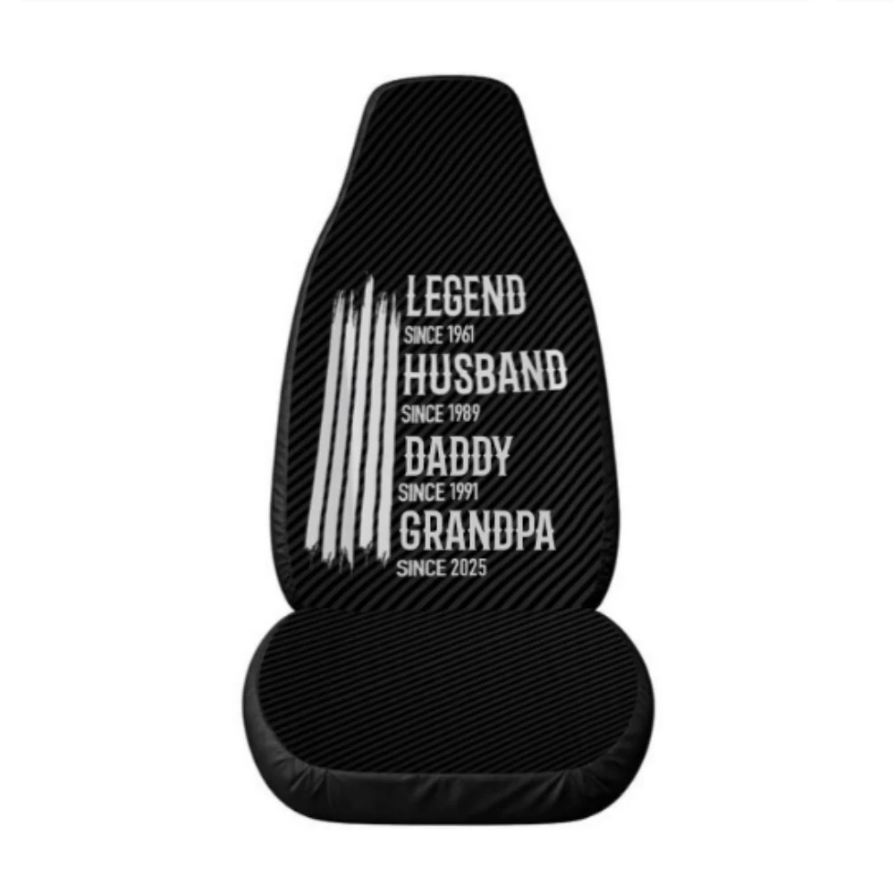 The Original Legend - Personalized Custom Car Seat Cover - Image 5